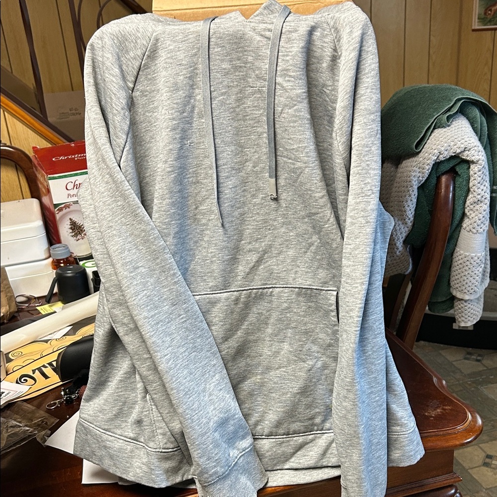 Gray Hoodie with Front Pocket